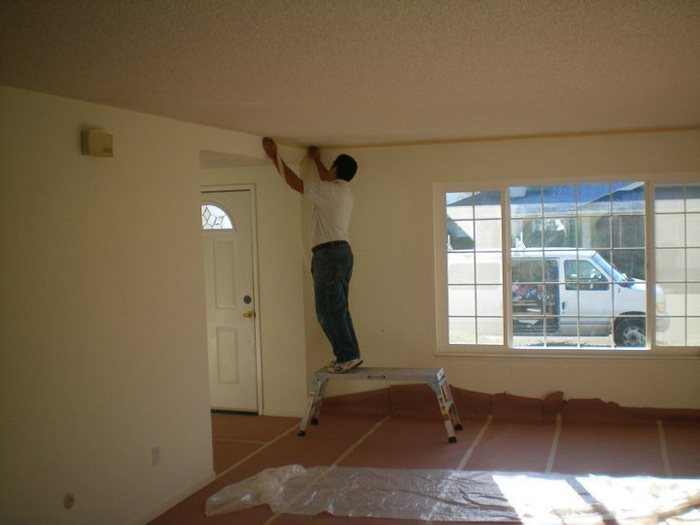 Ceiling and wall repair completed in Sebastopol